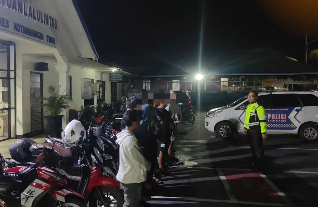 Satlantas Polres Kotim Tindak Tegas Balapan Liar dan Knalpot Brong, Puluhan Kendaraan Diamankan!