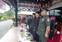 Dandim 1015/Sampit Hadiri Upacara Pengukuhan Perpanjangan Masa Jabatan Kepala Desa