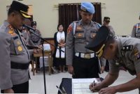 Kapolres Kotim Pimpin Sertijab,Upaya Penyegaran dan Optimalisasi Kinerja.
