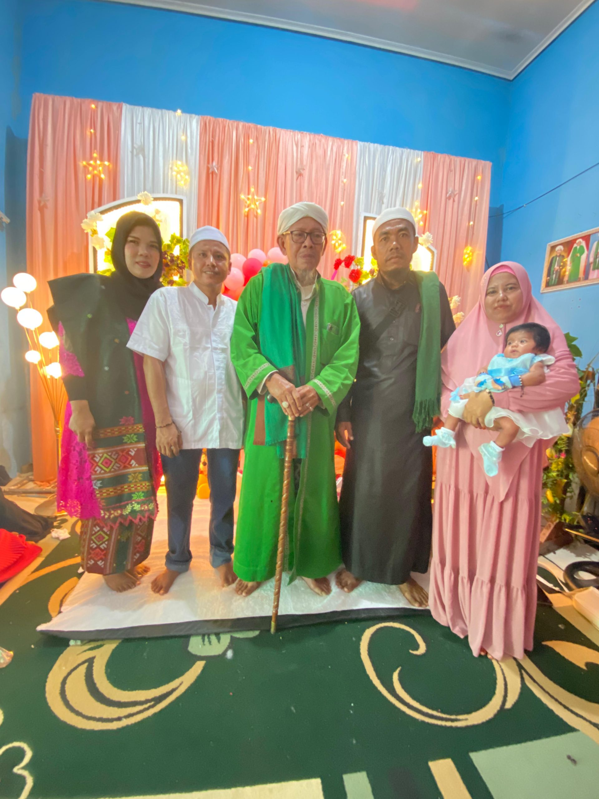 Acara Tasmiyahan Nur Calista Labiqa Rasya putri pasangan Arya Dan Maria Berlangsung Khidmat Dan Meriah.