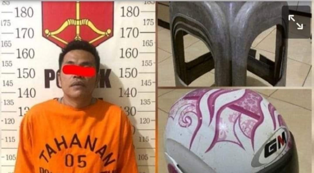 Gegara Lakukan KDRT, Suami di Tanah bumbu Kepruk Istri Pakai Helm, Di Polisikan