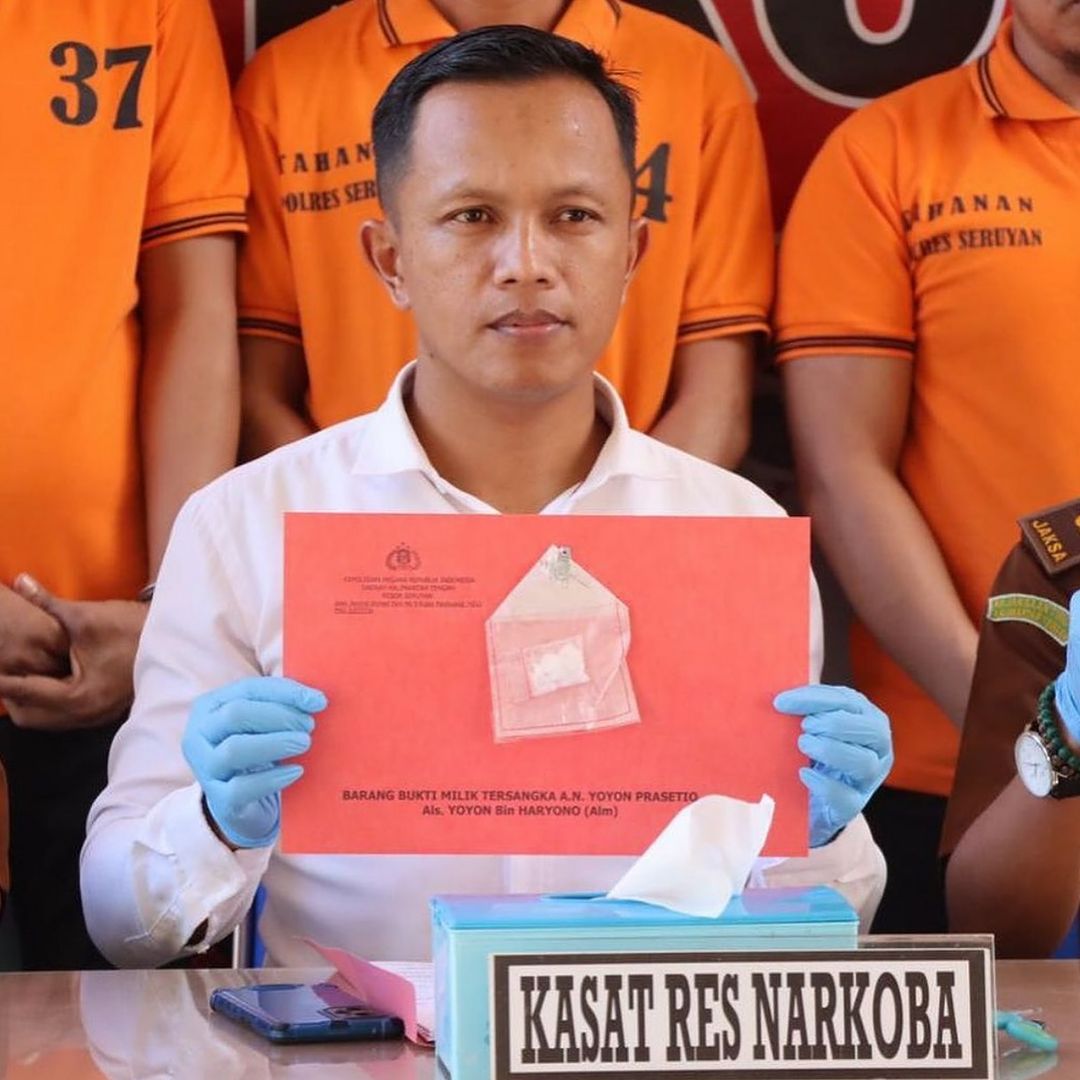 POLRES SERUYAN MUSNAHKAN BARANG BUKTI NARKOTIKA JENIS SHABU