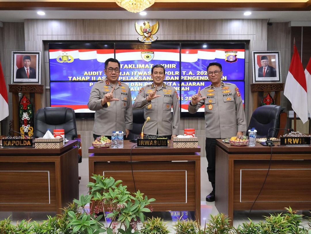 Optimalkan Akuntabilitas Kinerja, Polda Kalteng Gelar Taklimat Akhir Audit Kinerja Itwasum Polri