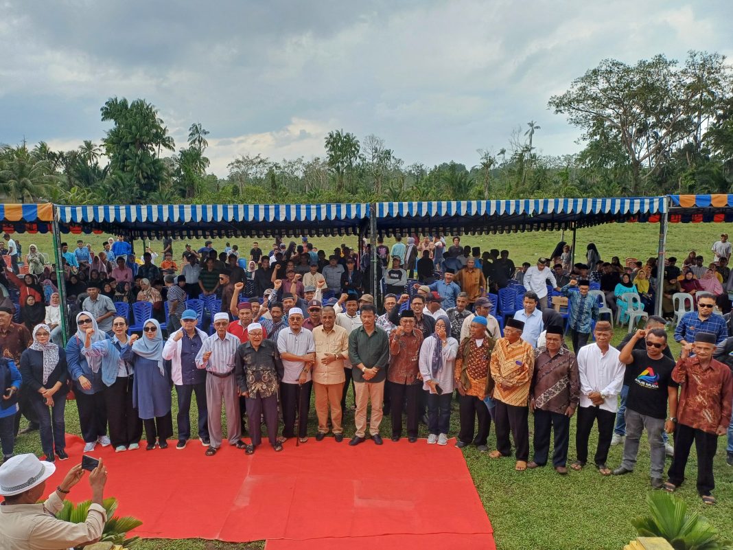 Tak Sudi Kepri Stagnan, Warga Merawang Lingga, Ingin Rudi-Rafiq Menang.