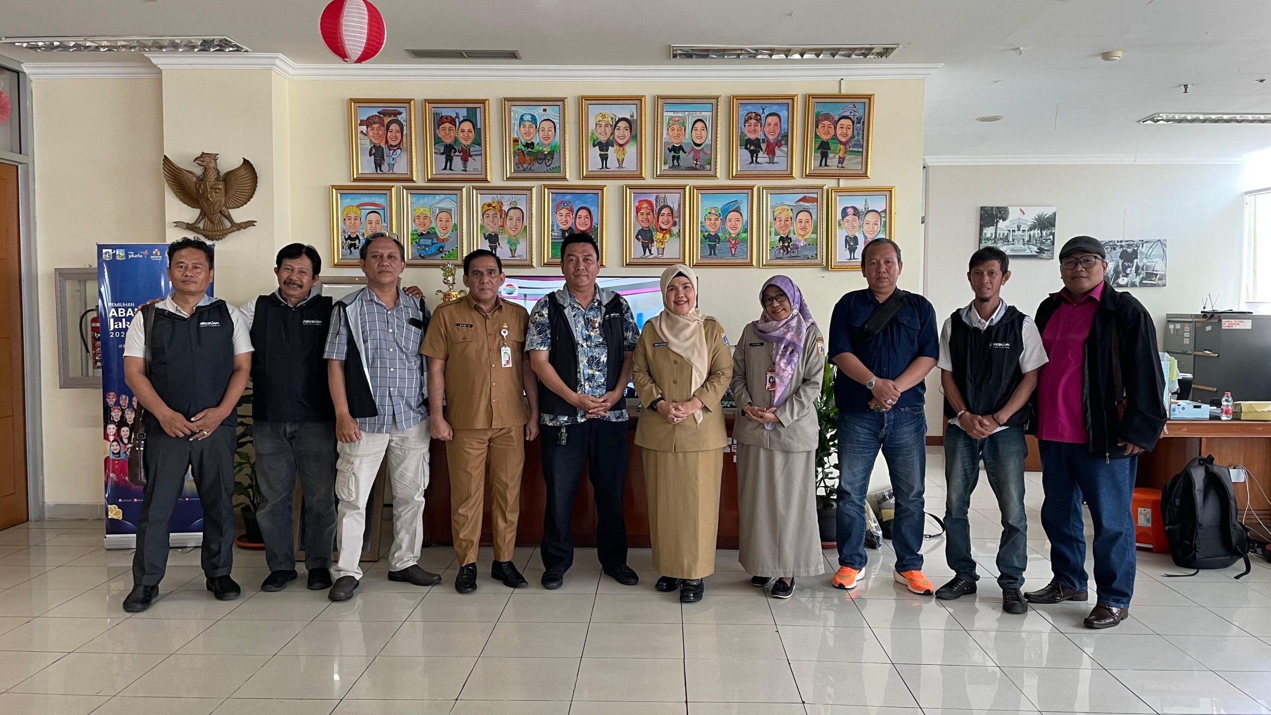 Kasudin Parekraf Jakarta Pusat Sambut Hangat Silaturahmi Pokja PWI