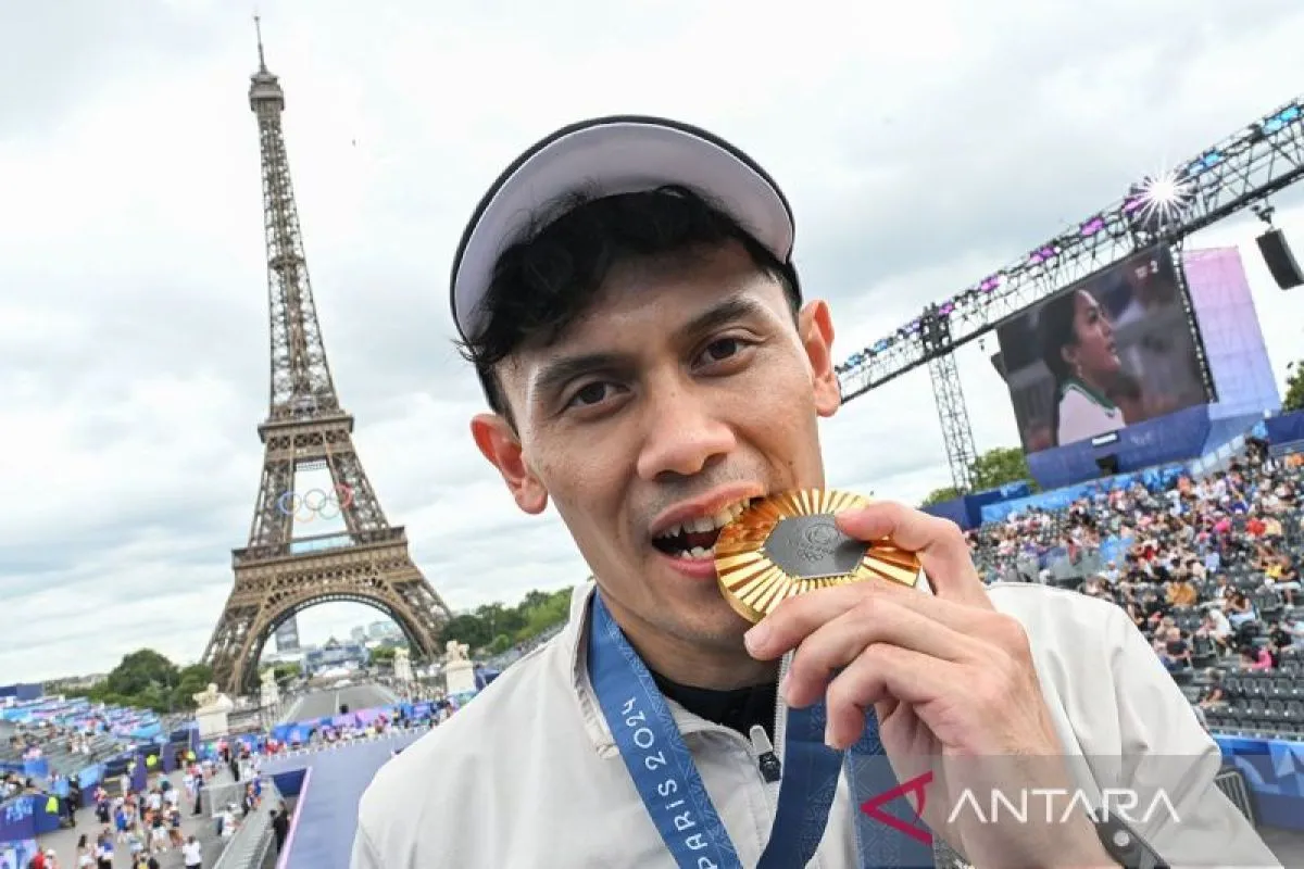Peraih emas Olimpiade Veddriq Leonardo jadi atlet terpopuler 2024