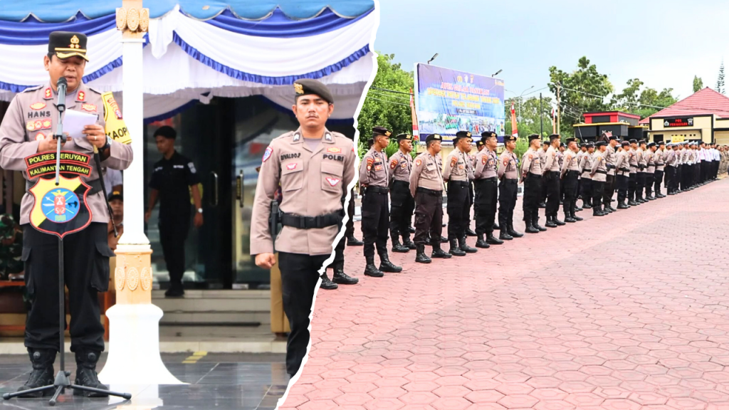 Polres Seruyan Melaksanakan Apel Pasukan Operasi Patuh Telabang 2025