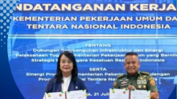 Pelaksanaan PU608, Kementerian PU dan TNI Memperkuat Kolaborasi Membangun Infrastruktur Utama di Daerah 3T