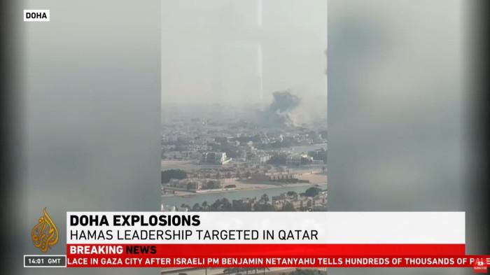 Israel Serang Doha, Delegasi Hamas Selamat dari Serangan