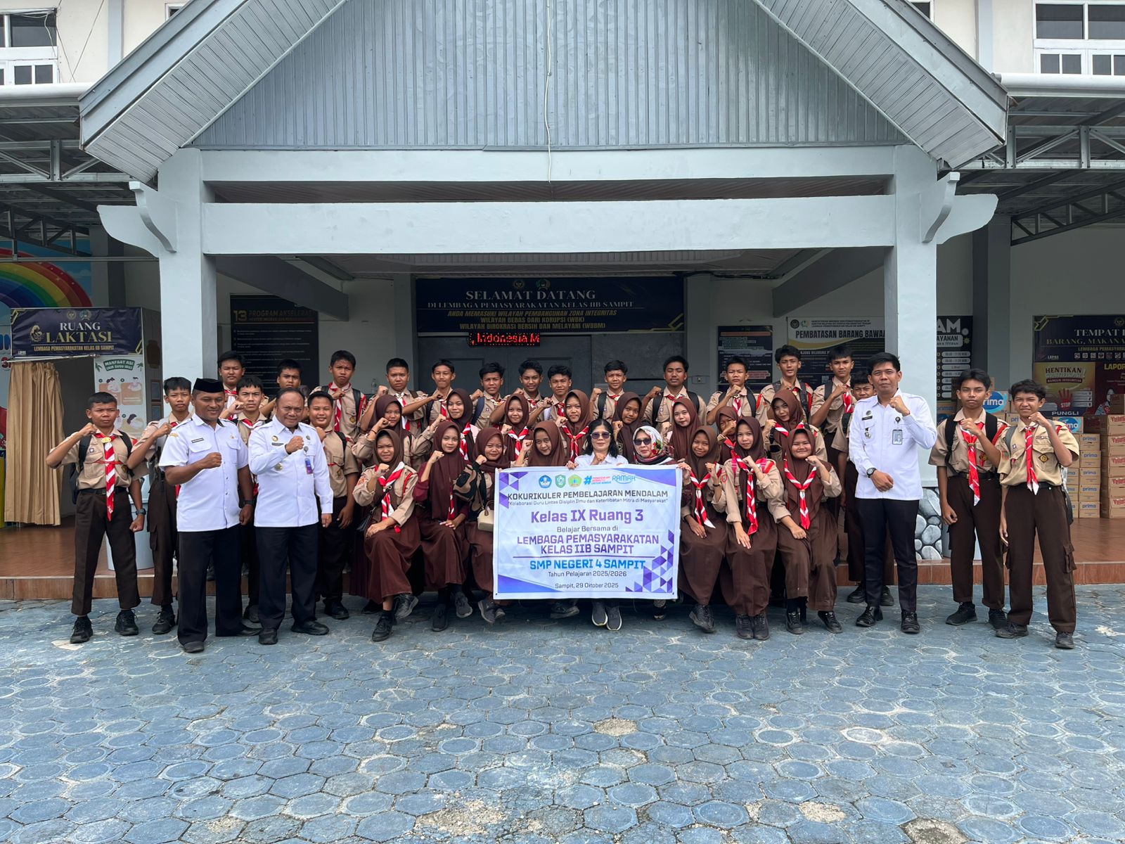 Lapas Kelas IIB Sampit Berikan Edukasi Stop Narkoba kepada Pelajar SMP