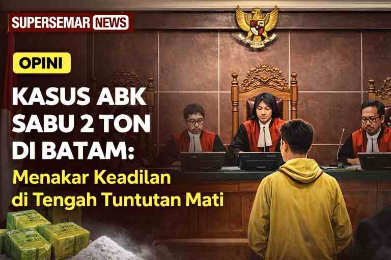 Opini ABK Sabu 2 Ton di PN Batam dan Tuntutan Mati