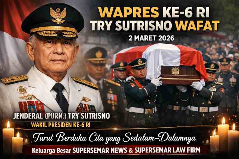 Wapres ke-6 RI Coba Sutrisno Wafat 2 Maret 2026 — Dugaan, Fakta & Jejak Kiprah