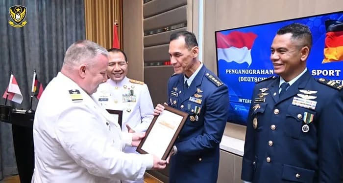 Pamen TNI AU Raih German Sport Medal, Buktikan Profesionalisme dalam Misi Perdamaian UNIFIL