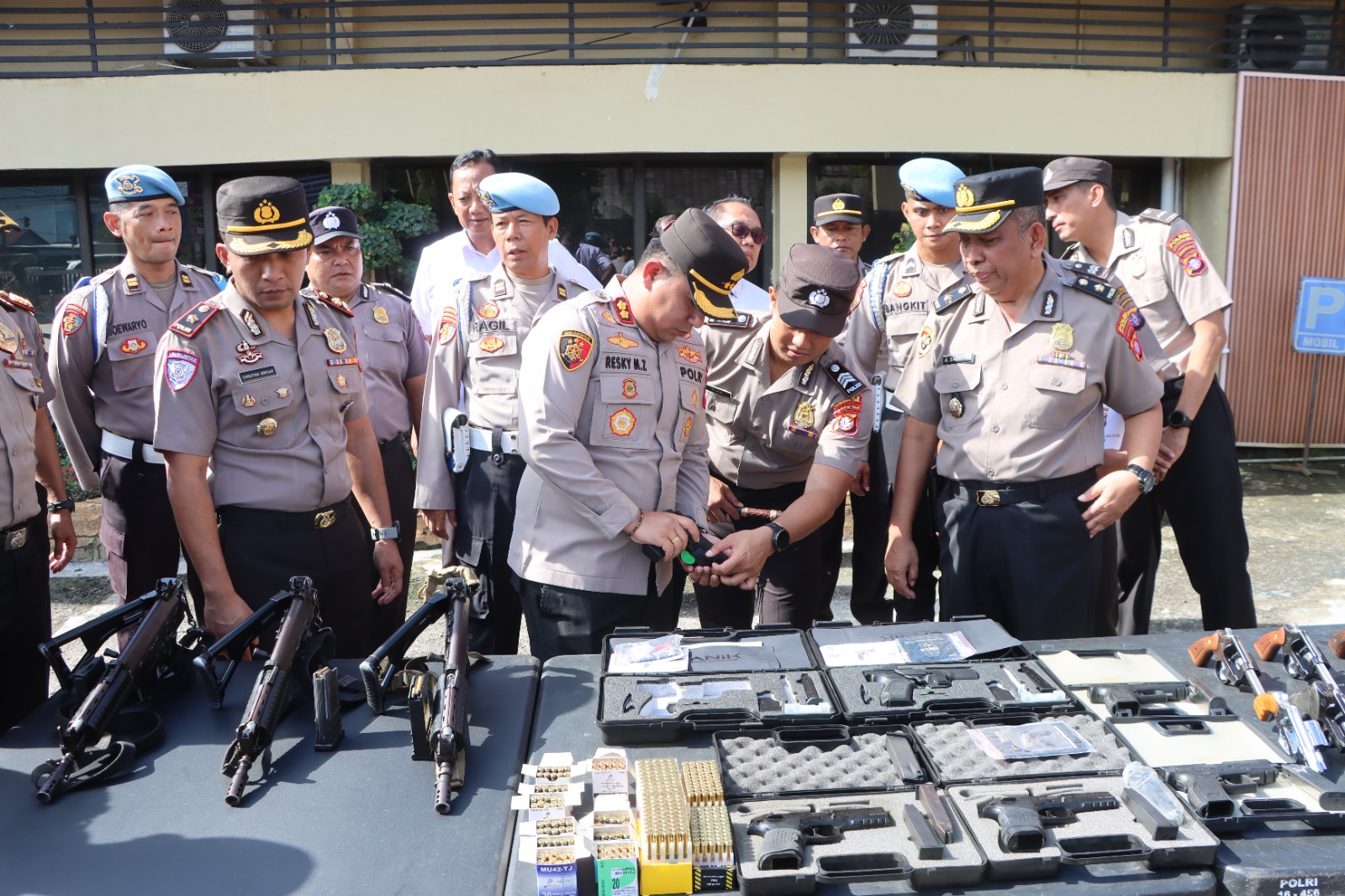 Jaga Keamanan Ramadhan, Polres Kotim Cek Kelayakan Senpi Dinas Personel