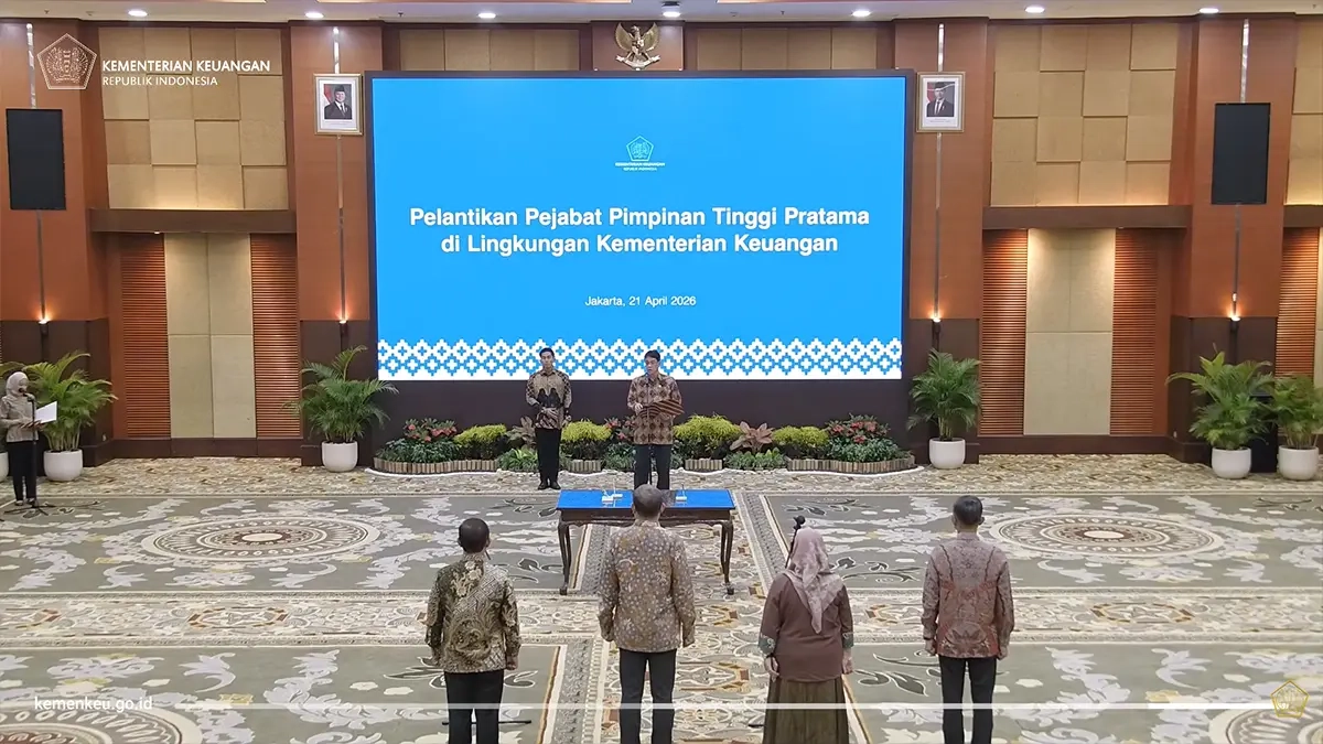 Purbaya Kembali Lantik 5 Pejabat Eselon II Kemenkeu, Ini Nama-namanya