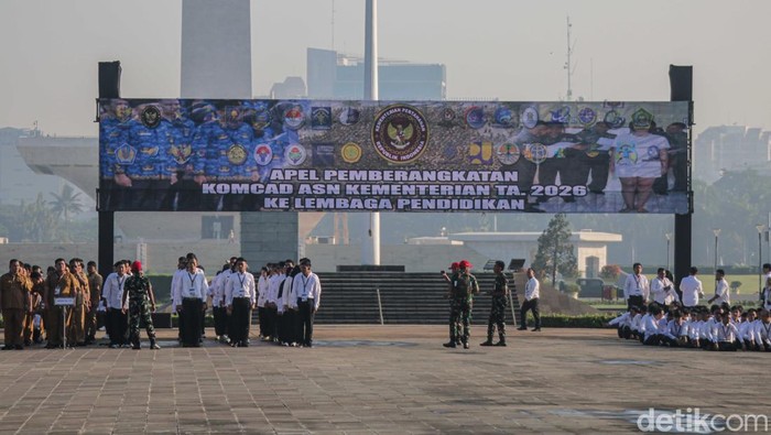 Kemhan Lepas 2.000 ASN Ikuti Latihan Komcad