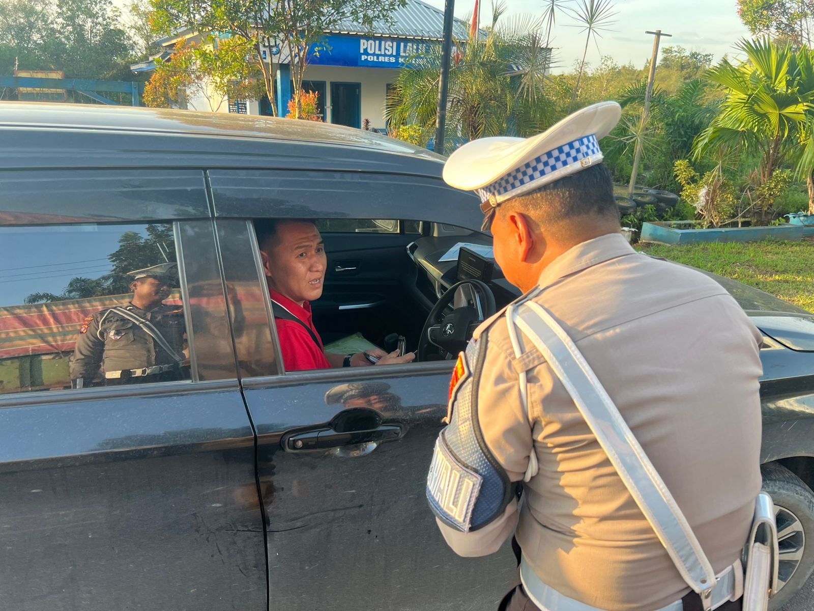 Sat Lantas Polres Kotim Gelar Razia Simpatik, Perkuat Edukasi Keselamatan di Jalan