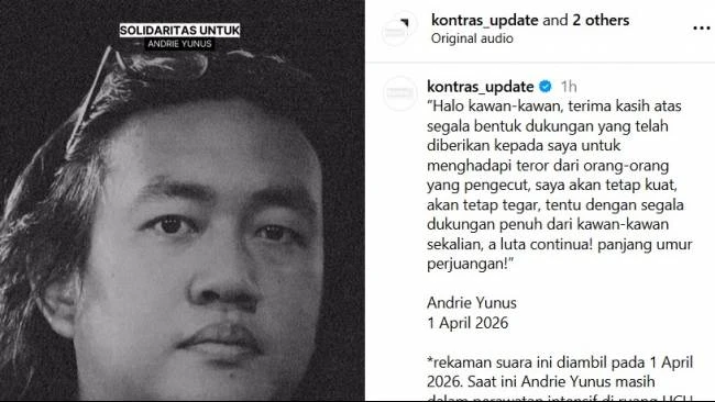 Alasan Andrie Yunus Tak Akan Hadiri Sidang di Pengadilan Militer, Masih Dirawat-Belum Terima Surat