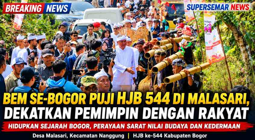 BEM Se-Bogor Puji HJB 544 di Malasari, Dekatkan Pemimpin