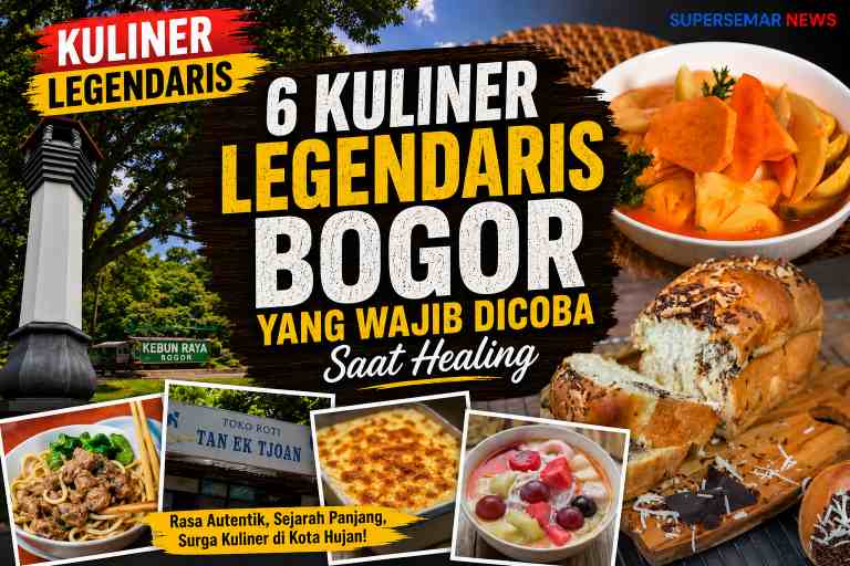 6 Kuliner Legendaris Bogor yang Wajib Dicoba Saat Healing