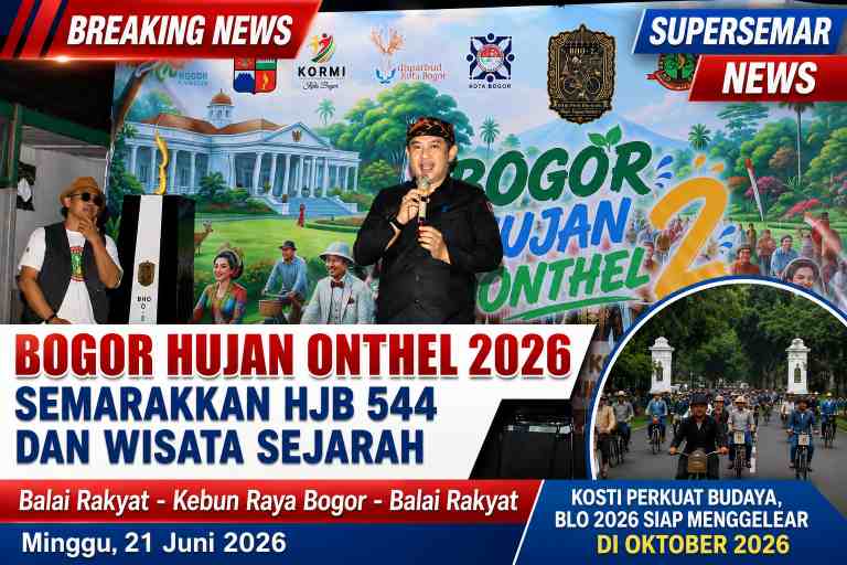 Bogor Hujan Onthel 2026 Semarakkan HJB 544 dan Wisata Sejarah