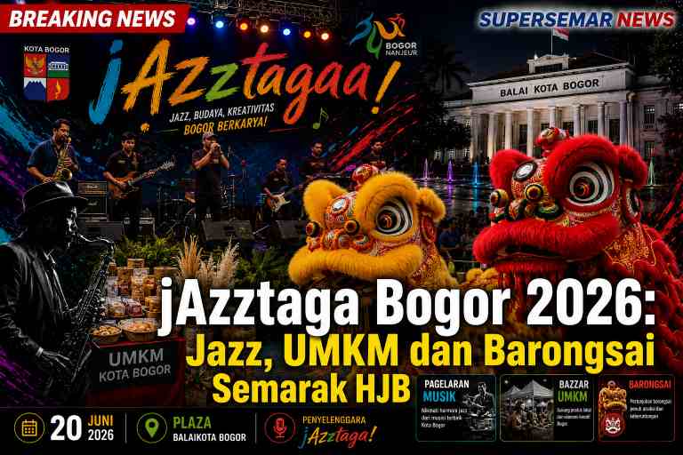 jAzztaga Bogor 2026: Jazz, UMKM dan Barongsai Semarak HJB