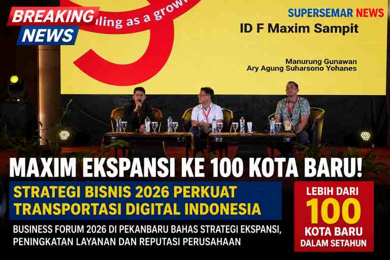 Maxim Ekspansi 100 Kota, Strategi Bisnis 2026 Makin Kuat