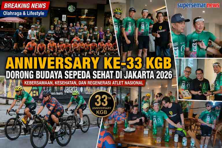 Anniversary ke-33 KGB Dorong Budaya Sepeda Sehat di Jakarta 2026