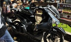 Kecelakaan di Simpang Pelita-Suprapto Sampit, Yamaha Lexi Rusak Parah Usai Terseret Truk CPO