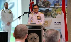 Kontribusi Perkuat Pertahanan Maritim, KSAL Diganjar Tanda Kehormatan Militer Australia