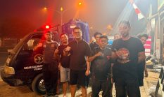 Tak Kenal Waktu, Relawan HKT Gempur Karhutla di Palangka Raya