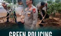 Polda Metro Jaya Tanam 15 Pohon, Perkuat Program Green Policing